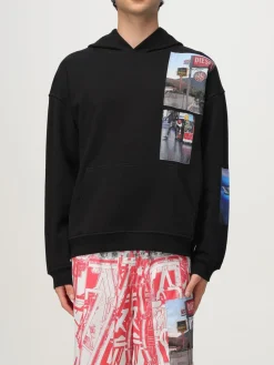 Felpa Diesel in cotone con stampa grafica