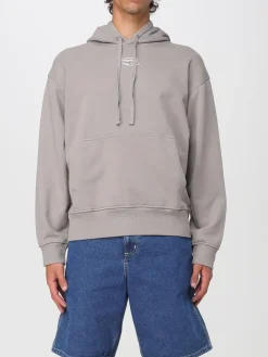 Felpa Diesel in cotone con logo Oval D