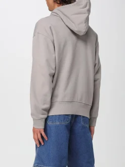 Felpa Diesel in cotone con logo Oval D