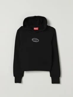 Felpa Diesel in cotone con cappuccio