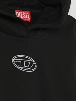 Felpa Diesel in cotone con cappuccio