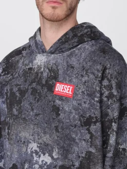 Felpa Diesel in cotone stampato