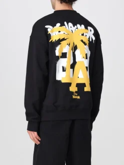 Felpa Disclaimer in cotone con stampa logo