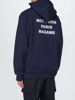 Felpa Drôle De Monsieur in cotone con slogan