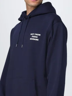 Felpa Drôle De Monsieur in cotone con slogan