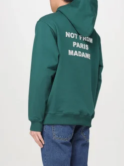 Felpa Drole De Monsieur in cotone con logo