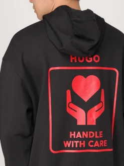 Felpa Hugo in cotone con stampa