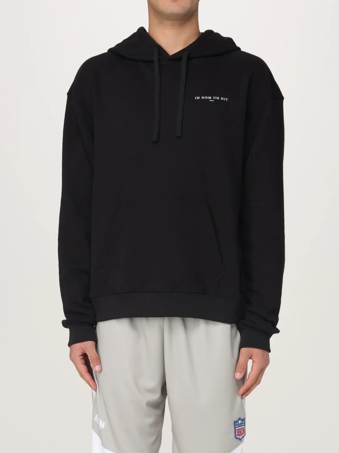 Felpa Ih Nom Uh Nit in cotone con stampa posteriore