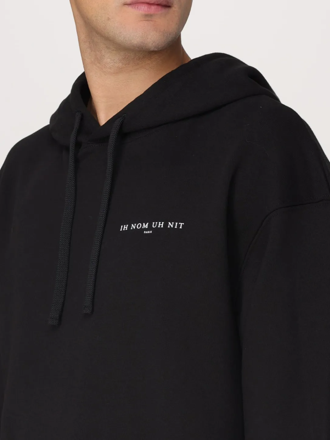 Felpa Ih Nom Uh Nit in cotone con stampa posteriore