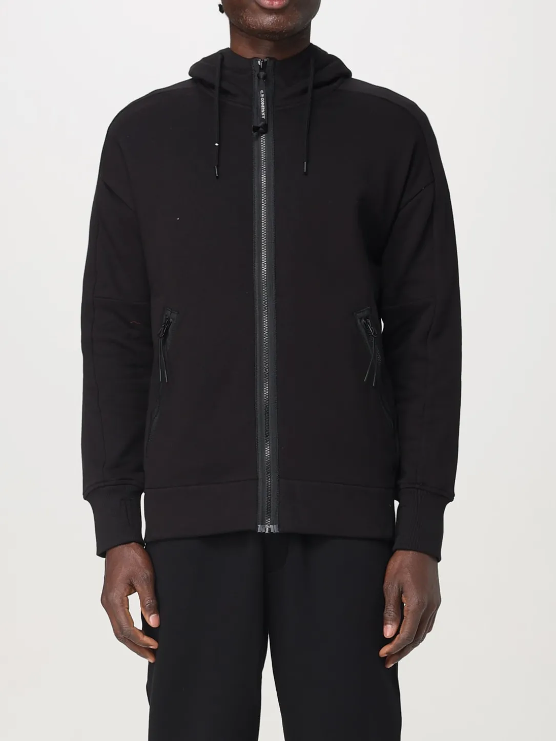 Felpa in cotone con cappuccio C.P. Company