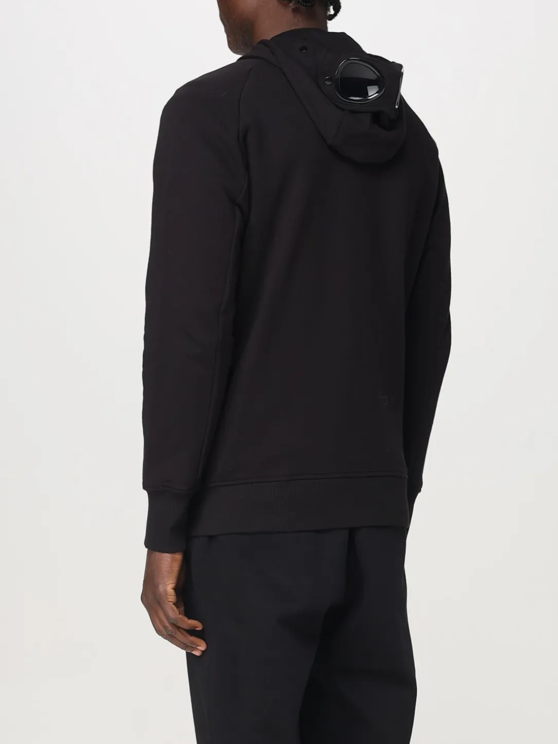 Felpa in cotone con cappuccio C.P. Company