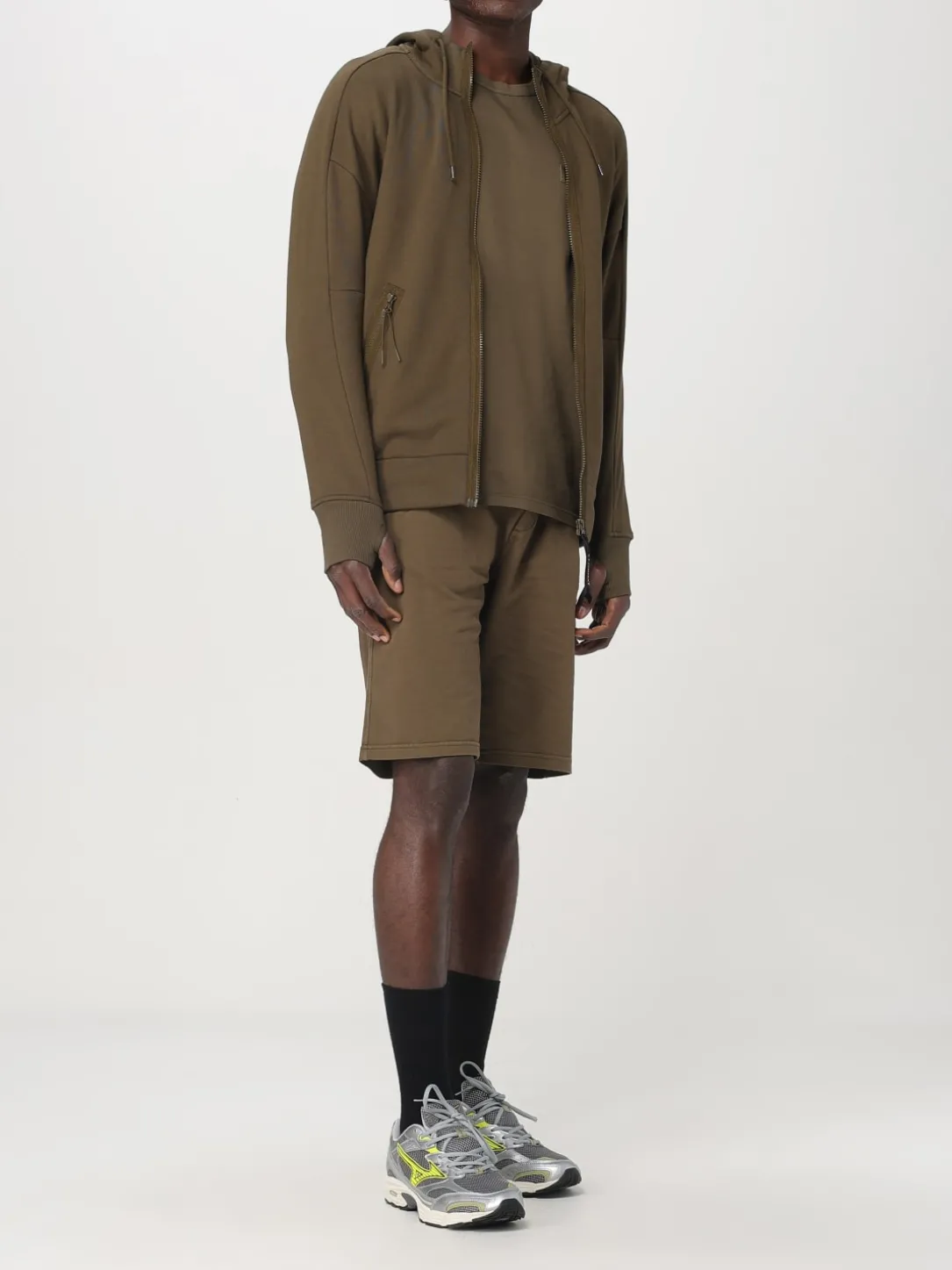 Felpa in cotone con cappuccio C.P. Company