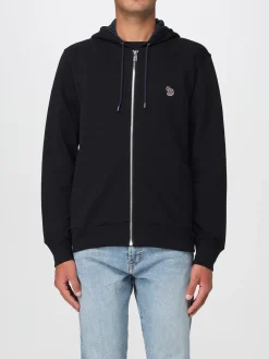 Felpa in cotone con logo Ps Paul Smith