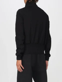 Felpa in cotone con zip asimmetrica Rick Owens