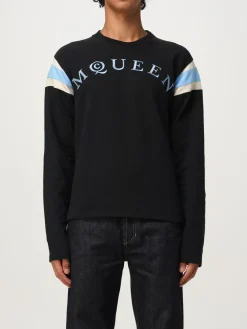 Felpa McQueen in cotone con logo