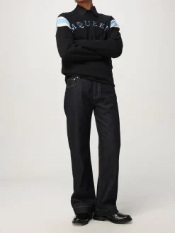 Felpa McQueen in cotone con logo