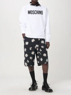 Felpa Moschino Couture in cotone con logo