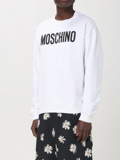 Felpa Moschino Couture in cotone con logo