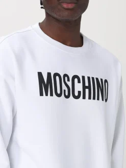 Felpa Moschino Couture in cotone con logo