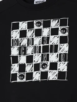 Felpa Moschino in cotone con logo