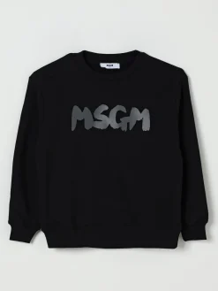 Felpa MSGM Kids in cotone con logo