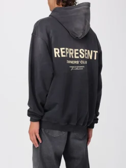 Felpa Represent in cotone con logo