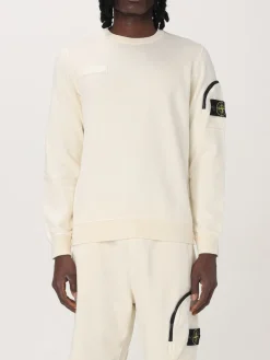 Felpa Stone Island in cotone con logo