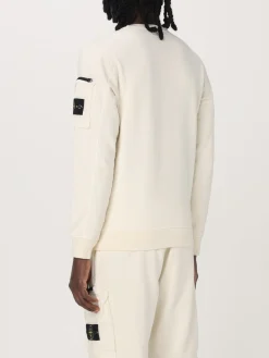 Felpa Stone Island in cotone con logo