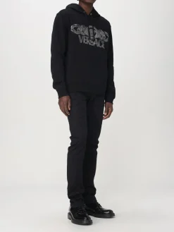 Felpa Versace in cotone con logo