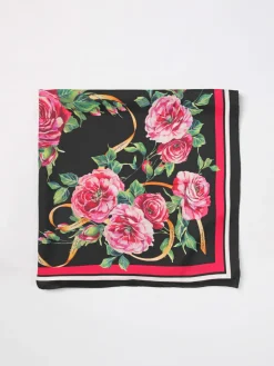 Foulard Dolce & Gabbana in seta con stampa floreale