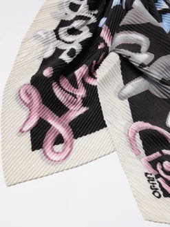 Foulard Liu Jo in viscosa plissettata