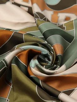 Foulard Longchamp in seta stampata