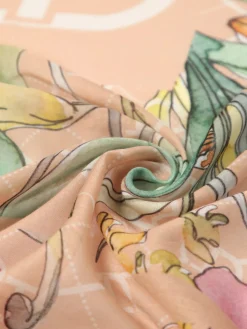 Foulard Twsnet in crepe con stampa floreale