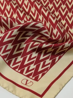 Foulard Valentino Garavani in seta stampata