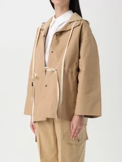 Giacca a vento con cappuccio in cotone Twinset