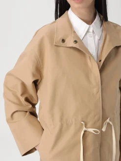 Giacca a vento con cappuccio in cotone Twinset