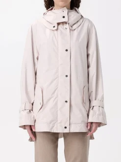 Giacca a vento con cappuccio Moorer in crêpe