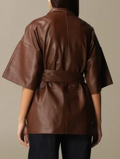 Giacca a vestaglia L'autre Chose in pelle