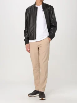 Giacca biker Bally in pelle