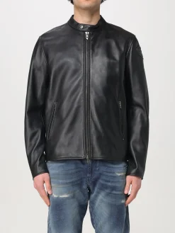 Giacca biker Diesel in pelle