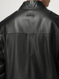 Giacca biker Emporio Armani in pelle