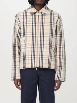 Giacca Burberry in twill con stampa Vintage Check