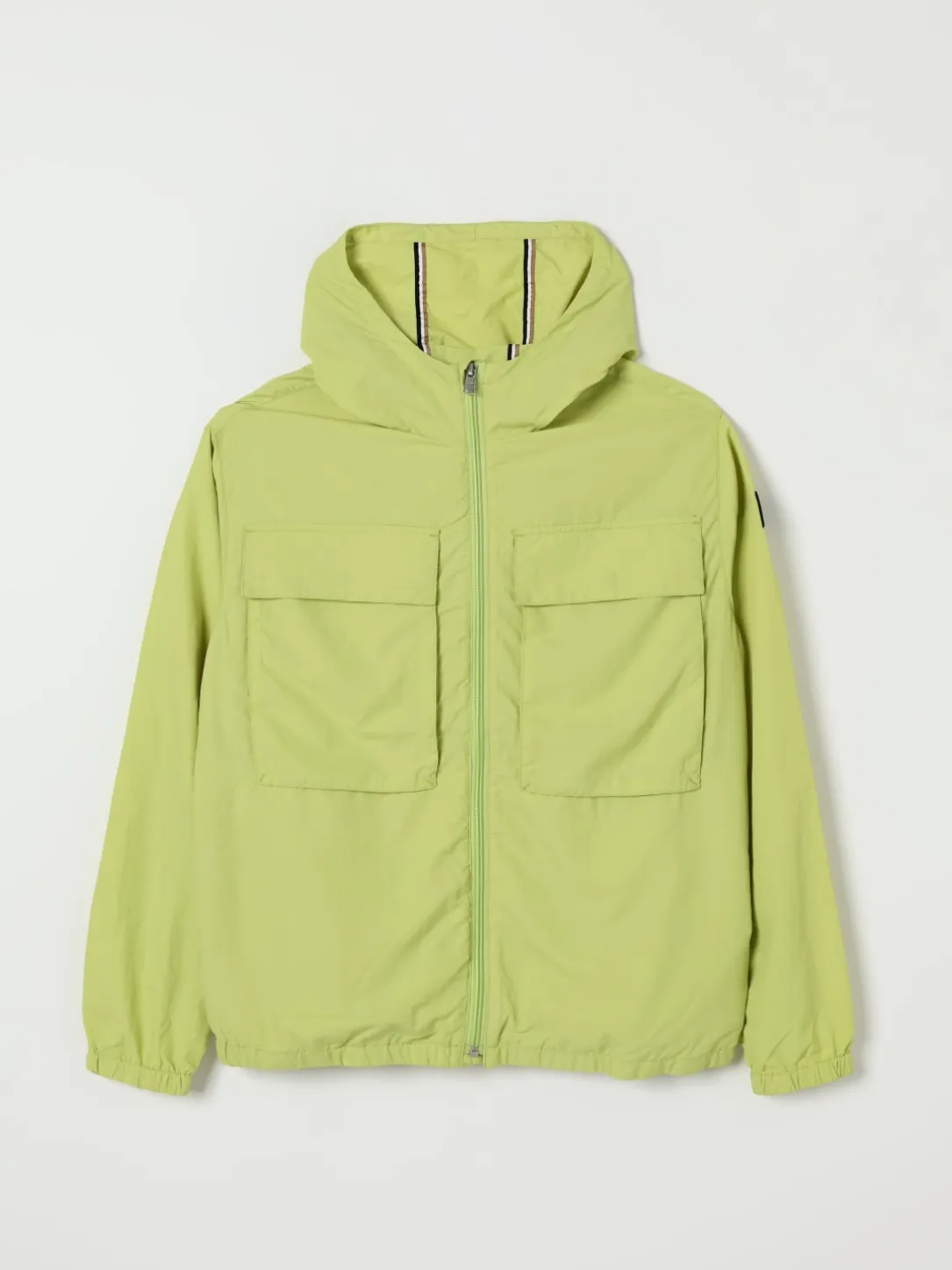 Giacca con cappuccio Boss in tessuto tecnico