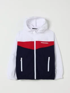 Giacca con cappuccio in cotone Dsquared2