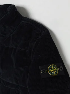 Giacca con cappuccio in nylon Stone Island Junior