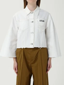 Giacca di jeans con logo Liu Jo