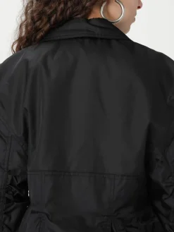 Giacca di nylon con maxi collo Ganni