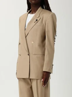 Giacca doppiopetto Lardini in lana e cashmere