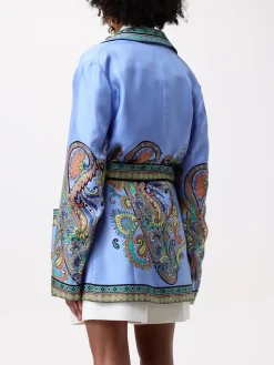 Giacca Etro in twill di seta stampata