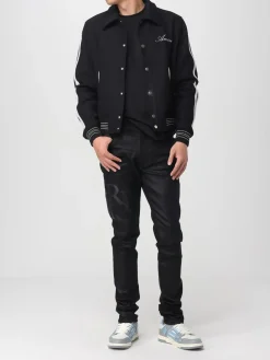 Giacca in misto lana con logo Amiri